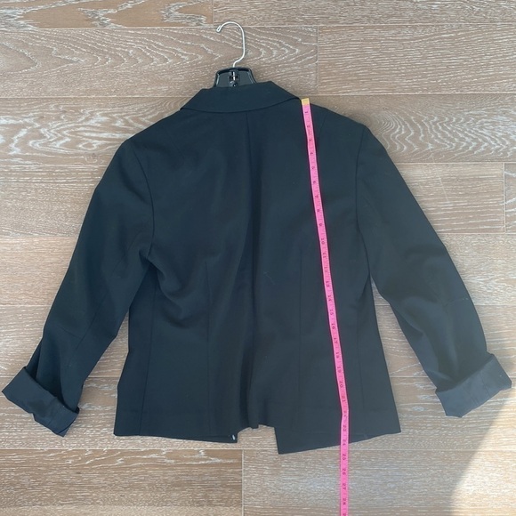 Kenneth Cole Classic Fall Wool-Blend Blazer | Black | 10 - Picture 3 of 6